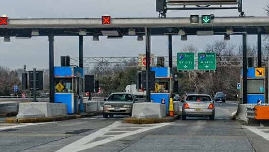 Given the boring nature of the job, I bet the toll booth attendant was higher than we were.