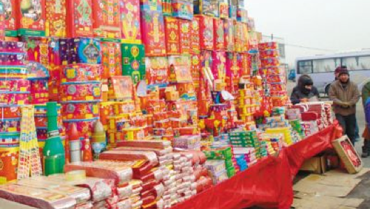 The Chinese are pretty big into fireworks, but with over 1 billion citizens, it's more a matter of population control.