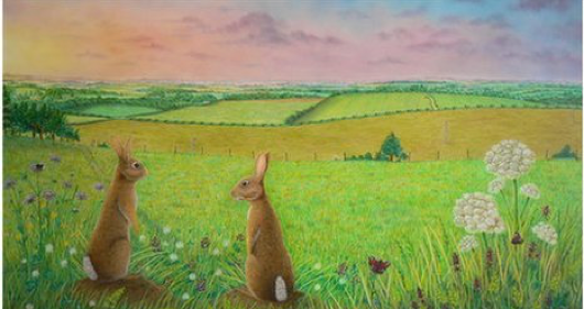 The rabbits were somewhere around Barstow on the edge of the desert when the drugs began to take hold.